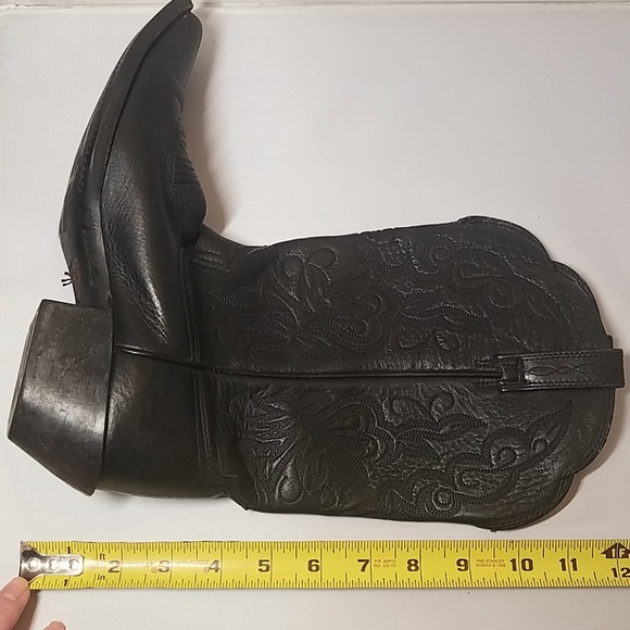 Ariat Heritage Black Leather Western Boots US 7B - Picture 5 of 8